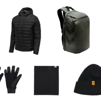 Gave 14 - DAME Hummel Quilted Jakke m/ Hue, Handsker, Halsedisse & Rygsæk