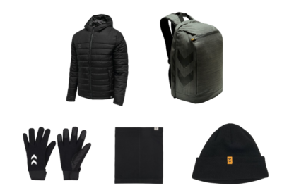 Gave 14 - HERRE Hummel Quilted Jakke m/ Hue, Handsker, Halsedisse & Rygsæk