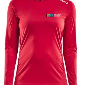 EASV Craft Long Sleeve T-Shirt - Womens - RED
