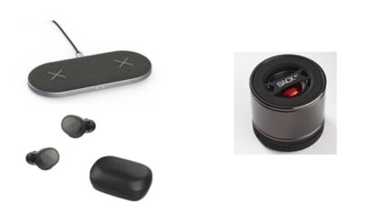 Gave 17 - SACKit WOOFit BT Højtaler / CHARGEit Dual Dock / ROCKis S Earbuds