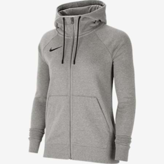 NIKE TEAM CLUB 20 FULL-ZIP HOODIE WOMAN - Grå