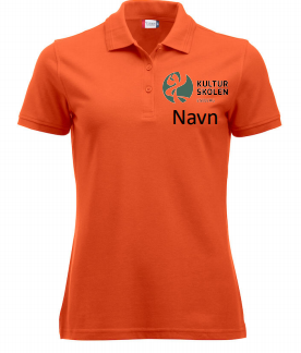 KSE Clique Manhattan Polo - Dame Orange