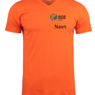 KSE Clique V-Hals T-shirt - Dame - Orange