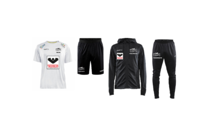 ESK Craft Træningspakke 2 (T-shirt/Shorts/Poly Hoodie/Tr. bukser) - Børn