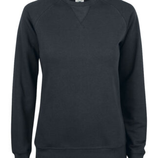 Premium O-hals  Dame - Sort