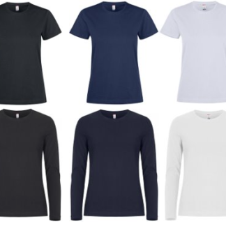 Sæt med Lang og Kortærmet T-shirt - Dame Model