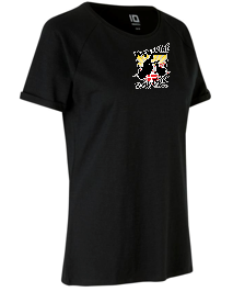Vespa T-shirt Dame - Sort