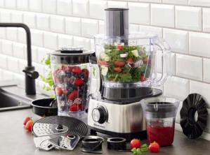 Foodprocessor 1.000 watt fra  Nordic Sence