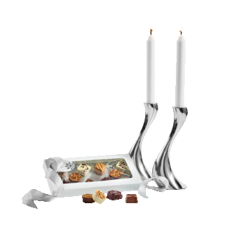 GEORG JENSEN Pakke med Cobra Lysestager
