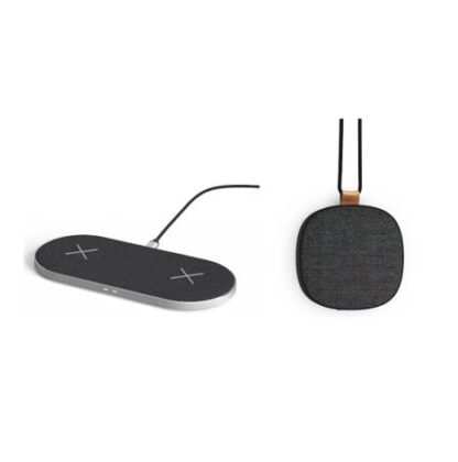 CHARGEit Dual Dock Care Black + Go 250 Steel