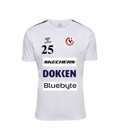 TEAM ESBJERG Hummel HML Authentic Poly Spilletrøje M/ NAVN & NUMMER – Udebane - Børn
