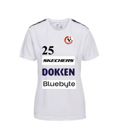 TEAM ESBJERG Hummel HML Authentic Poly Spilletrøje M/ NAVN & NUMMER – Udebane - Dame