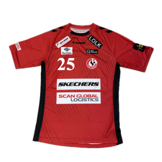 TEAM ESBJERG Hummel EHF Champions League Home Spilletrøje 2025/26 M/ Navn & Nummer - Børn