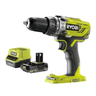 RYOBI ONE+ Bore/skruemaskine med batteri og ladersæt