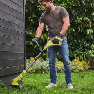 RYOBI ONE+ Græstrimmer med batteri og ladersæt