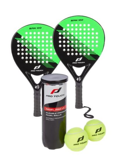 PRO TOUCH Padelsæt med 2 bat + 3 bolde