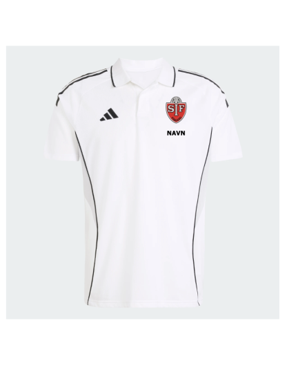 SIF-Fodbold ADIDAS TIRO25 Polo - Hvid - Voksen