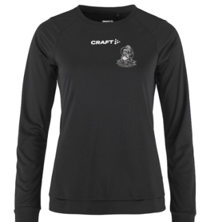 Esb. Cricket Vestjyden - CRAFT Træningstrøje LS Dame - Sort