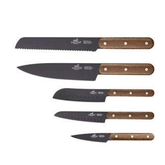 LION SABATIER INTERNATIONAL Phenix Walnut Knivsæt - 5 dele
